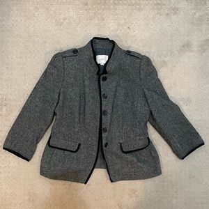 Loft Blazer, size 6 petite, grey
